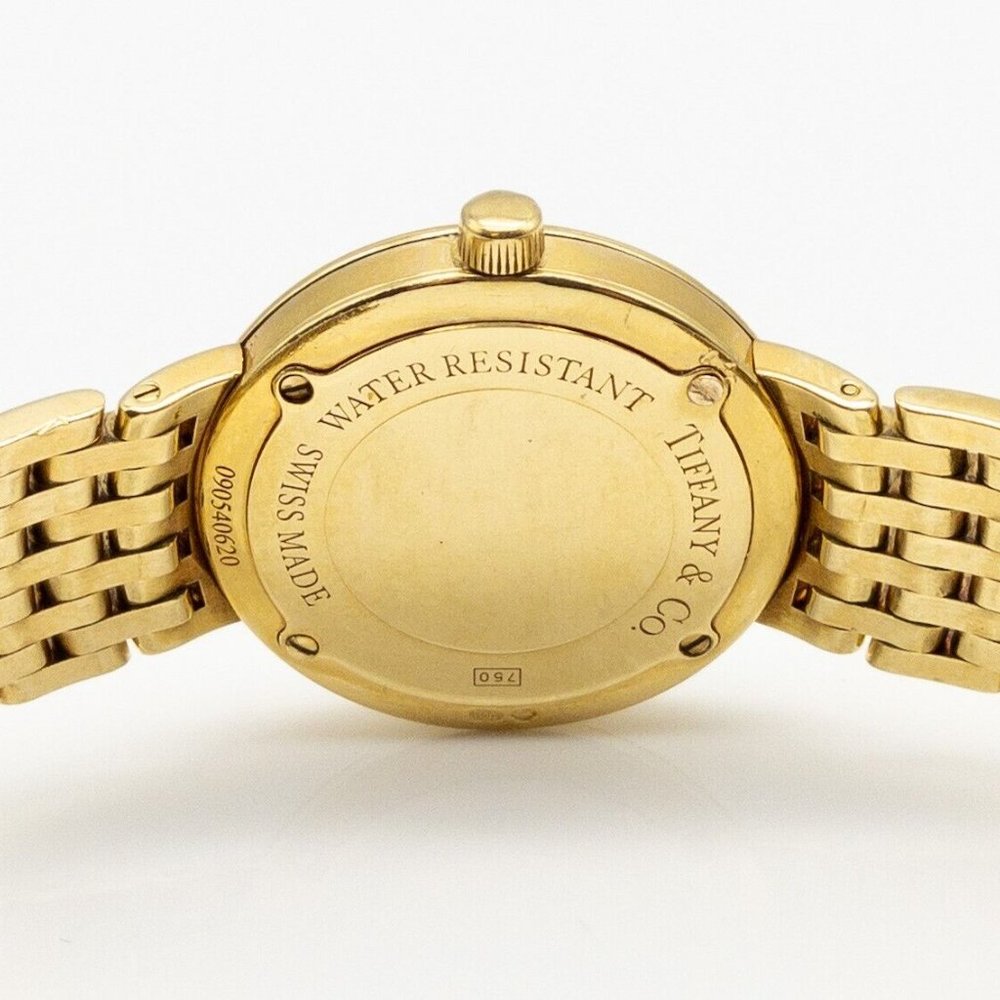 STUNNING! TIFFANY AND CO 18K 1 CT DIAMOND WATCH! - Picture 4 of 5